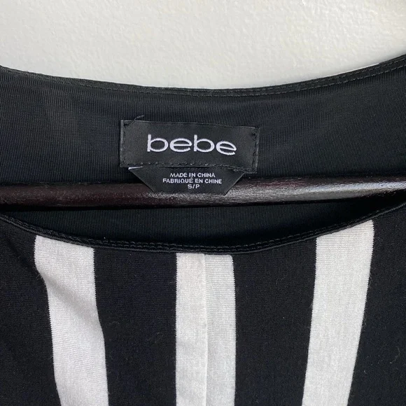 Bebe geometric black & white dress - Picture 3 of 4